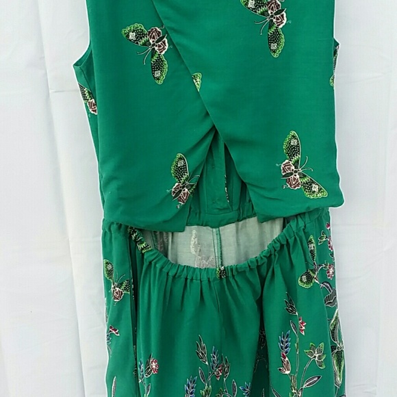 ANTHROPOLOGIE Elevenses Papillon Butterfly Romper - Picture 7 of 8